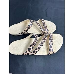 Crocs animal Print Kadee 11 Leopard Sandal
